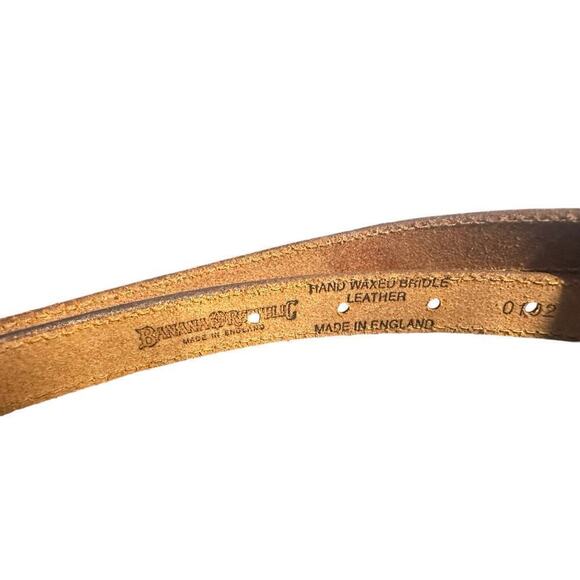 Banana Republic vintage belt original logo Made in England with silver features - Picture 3 of 7